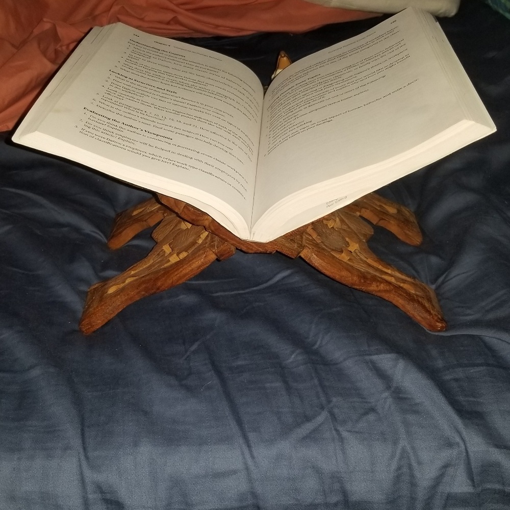 Book Stand and Eagle